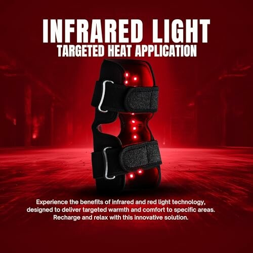 Infrared light device for targeted heat application.